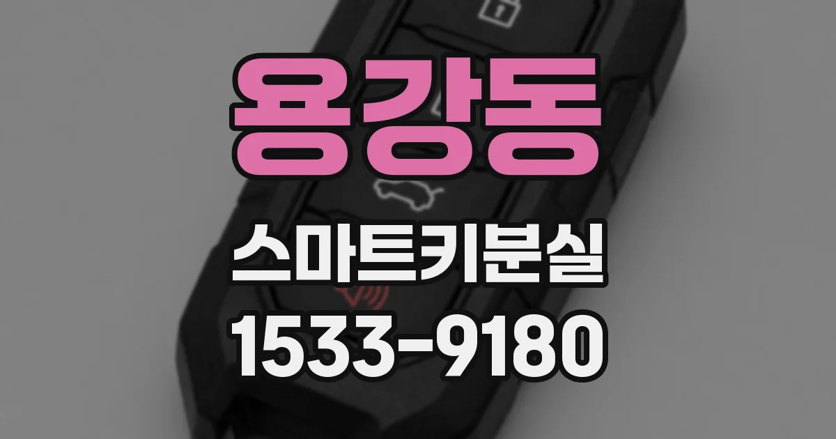 용강동 스마트키분실
