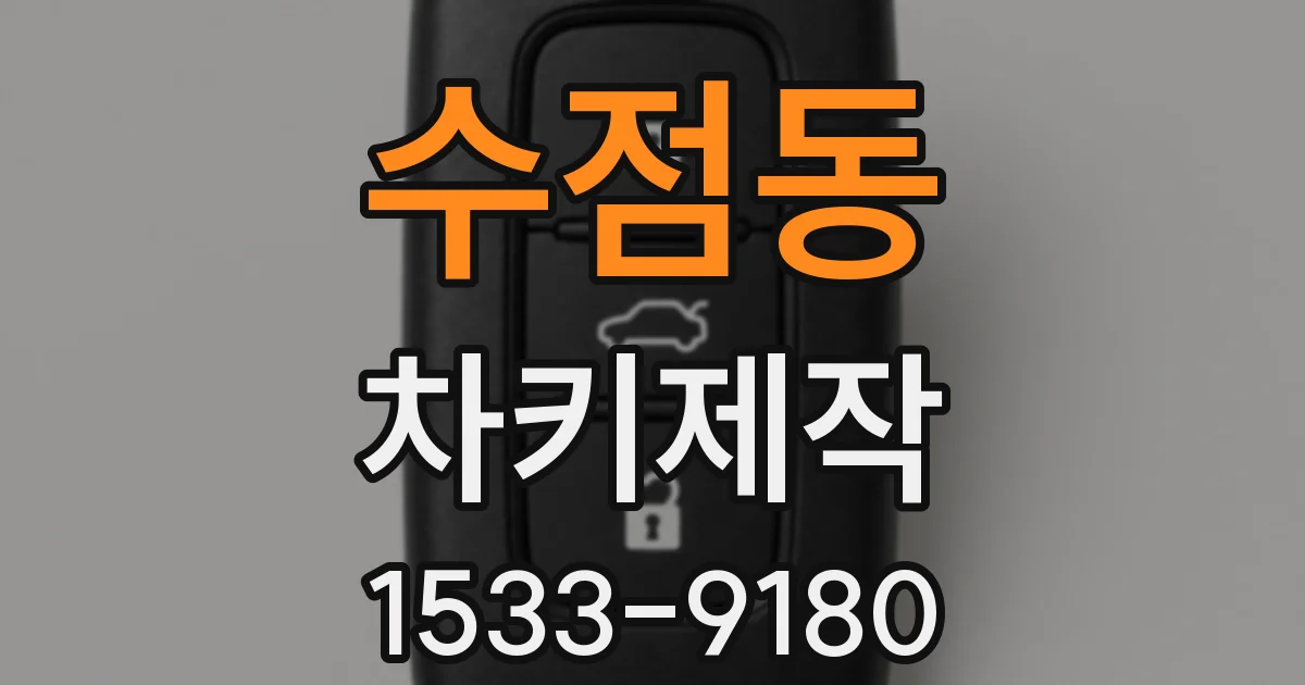 수점동 차키제작
