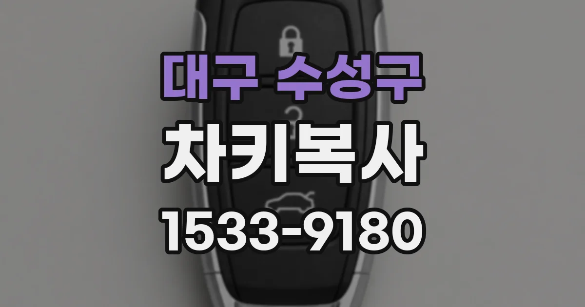 대구 수성구 차키복사