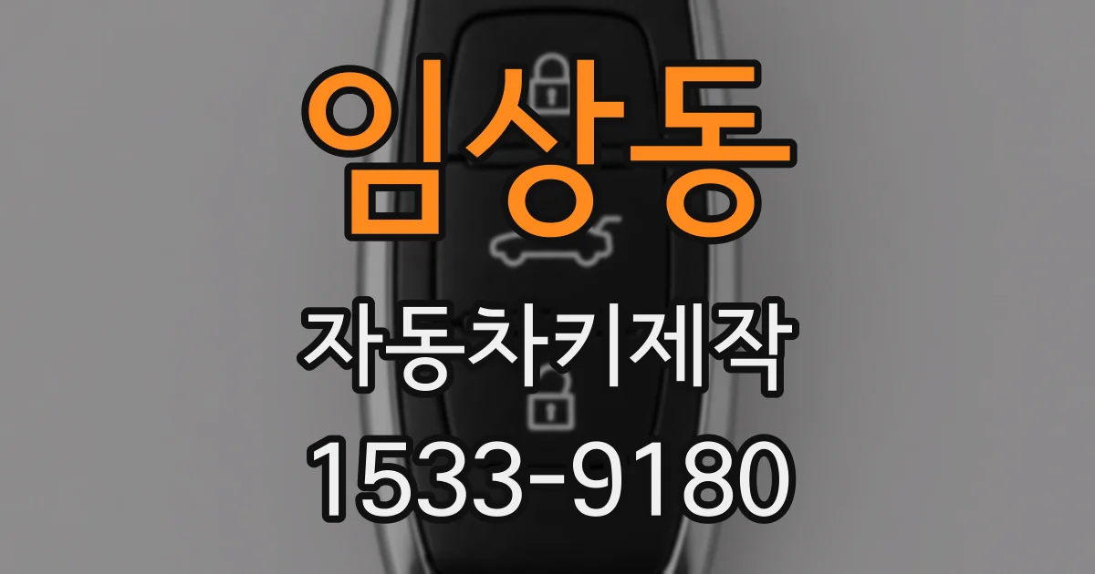 임상동 자동차키제작