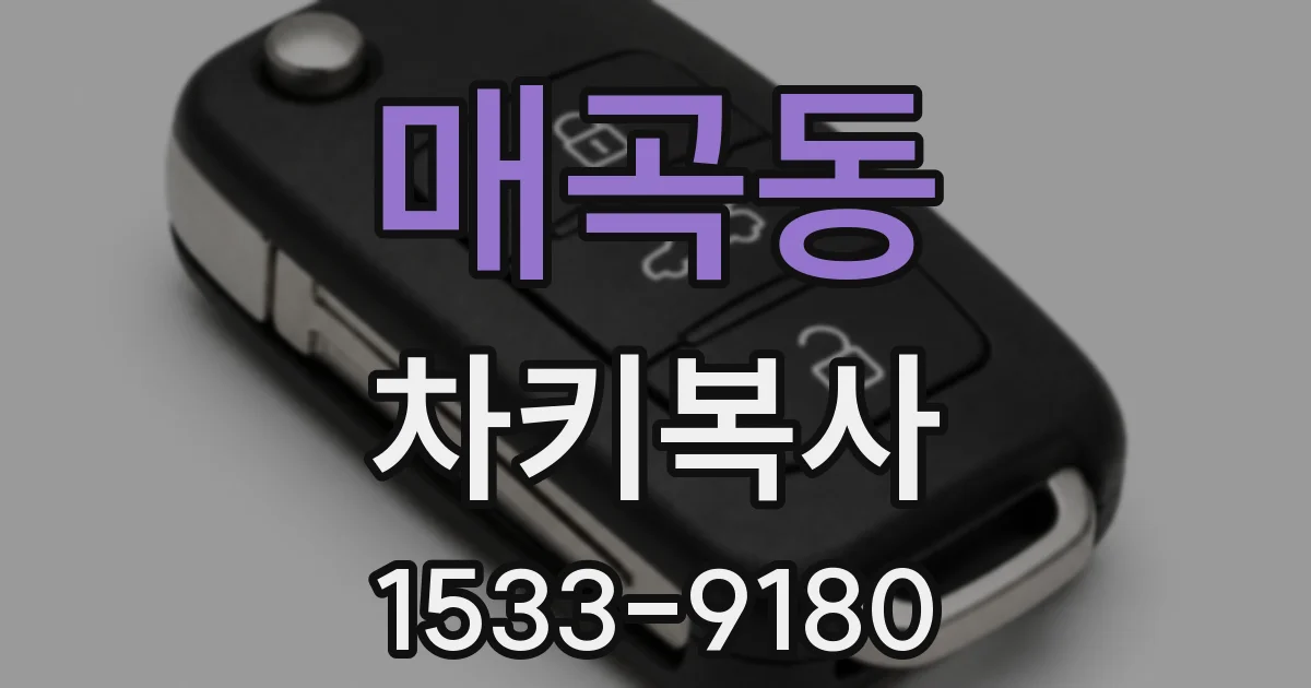 매곡동 차키복사