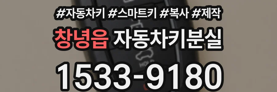 창녕읍 자동차키분실
