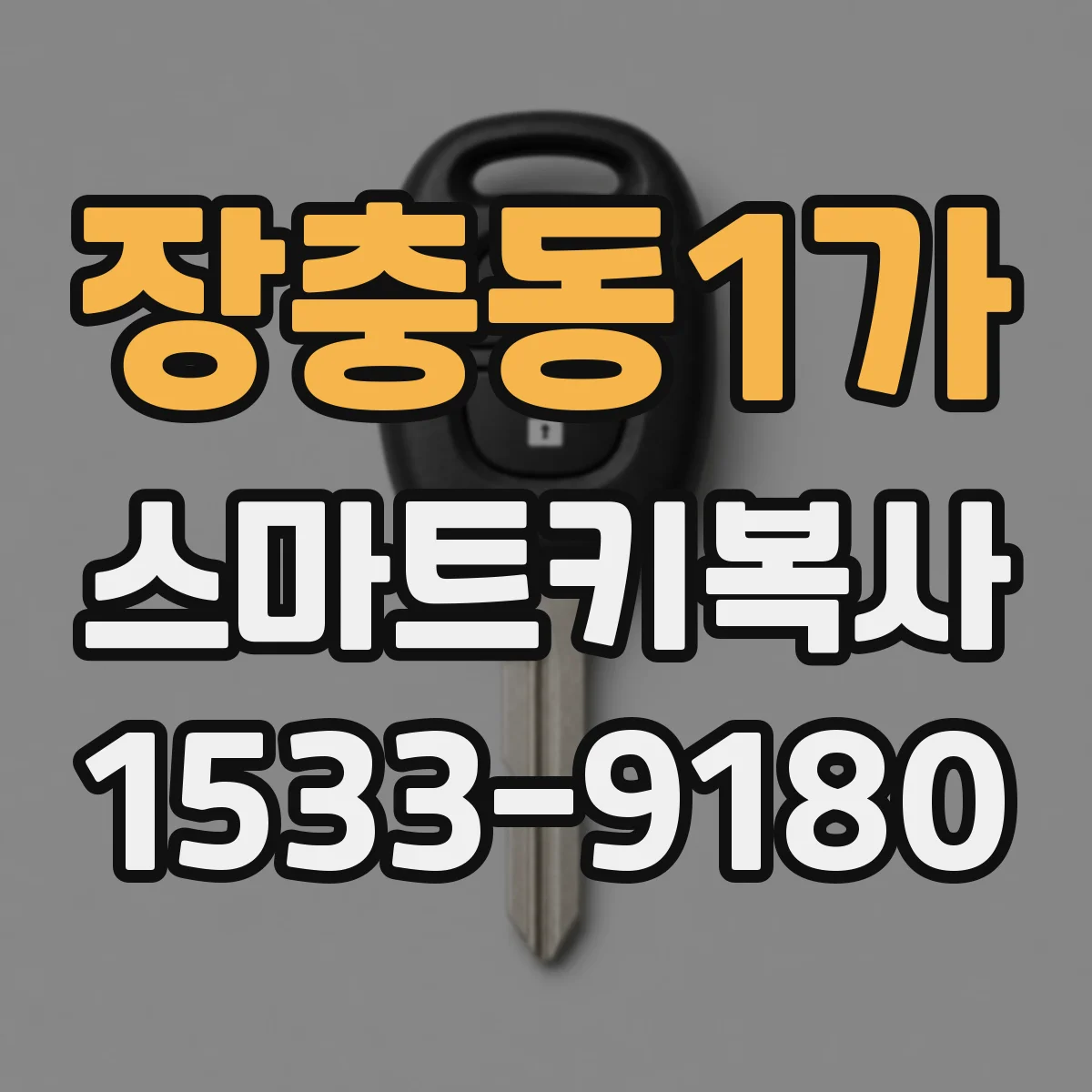장충동1가 스마트키복사