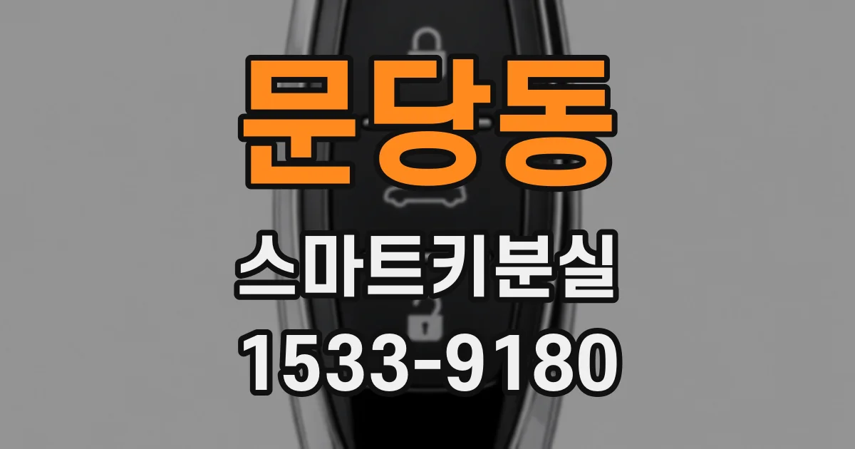문당동 스마트키분실