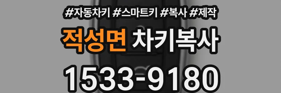 적성면 차키복사