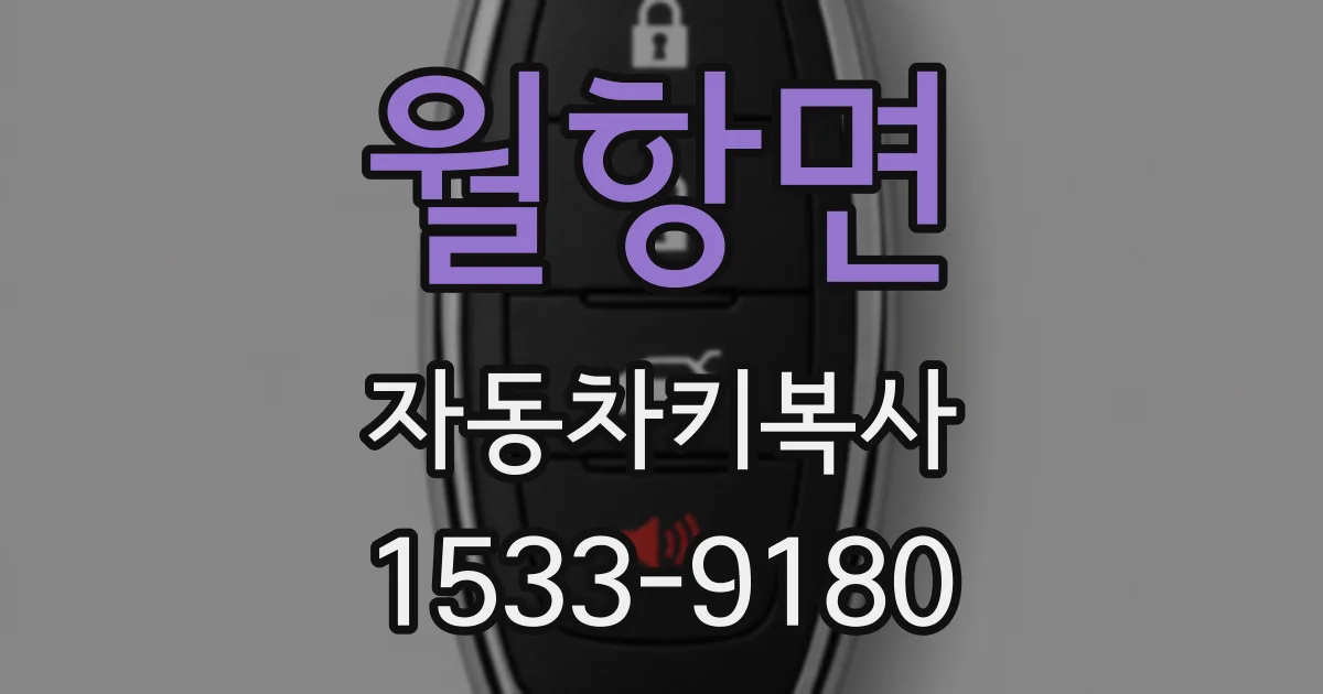 월항면 자동차키복사