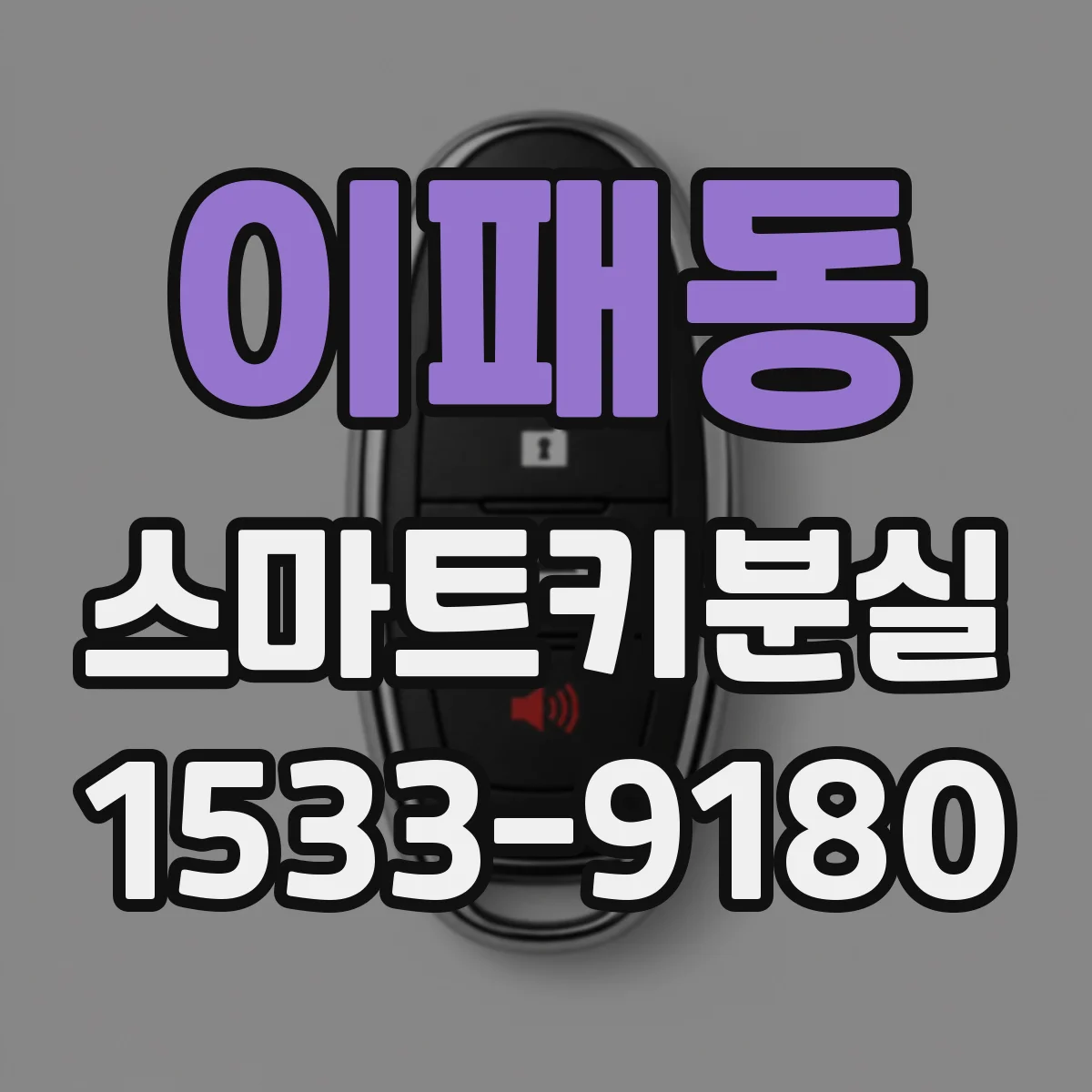 이패동 스마트키분실