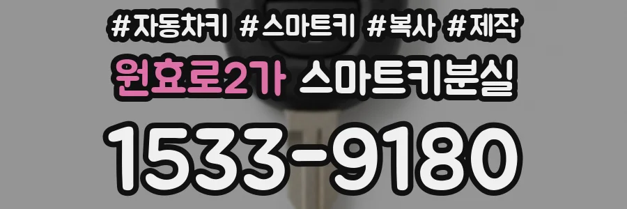 원효로2가 스마트키분실