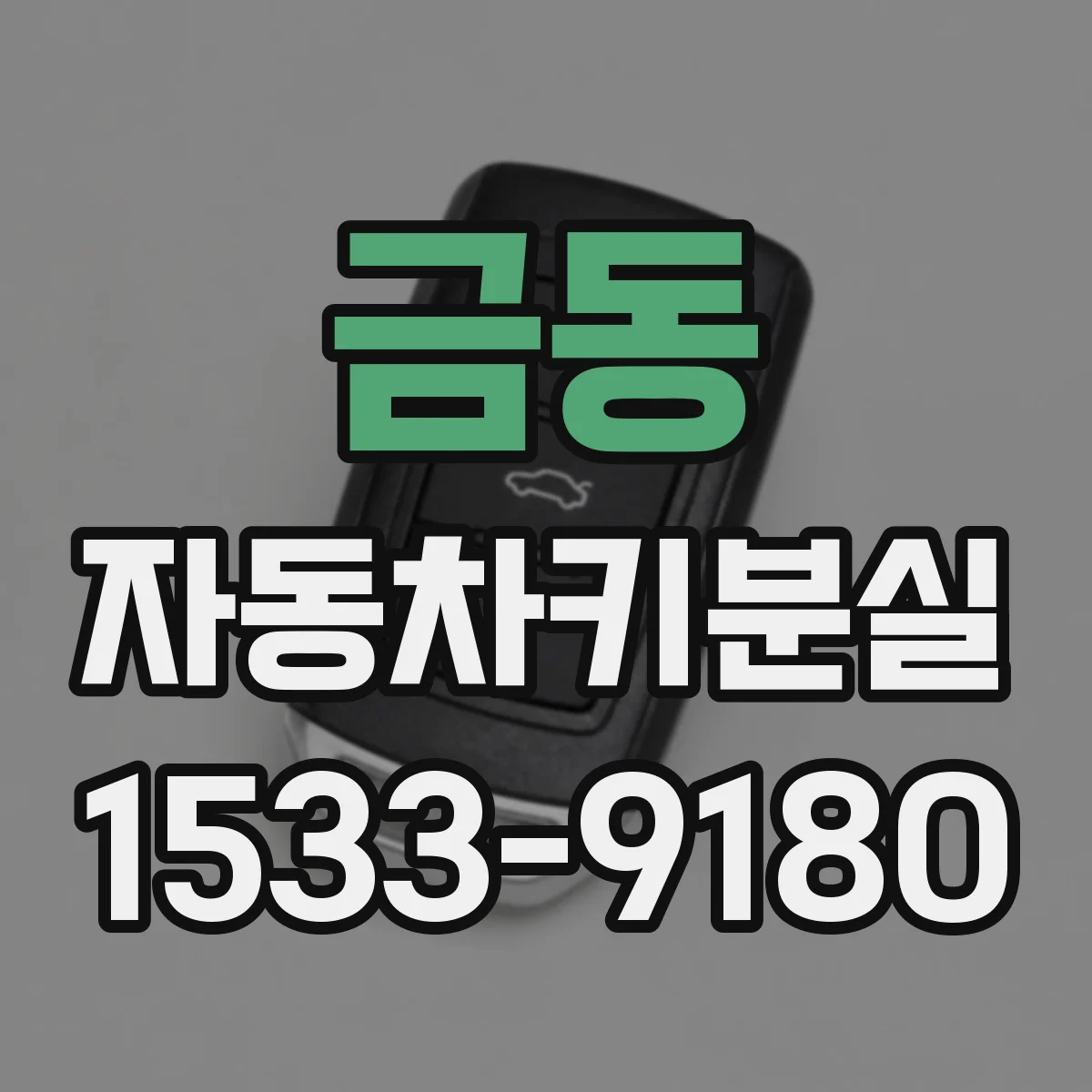 금동 자동차키분실