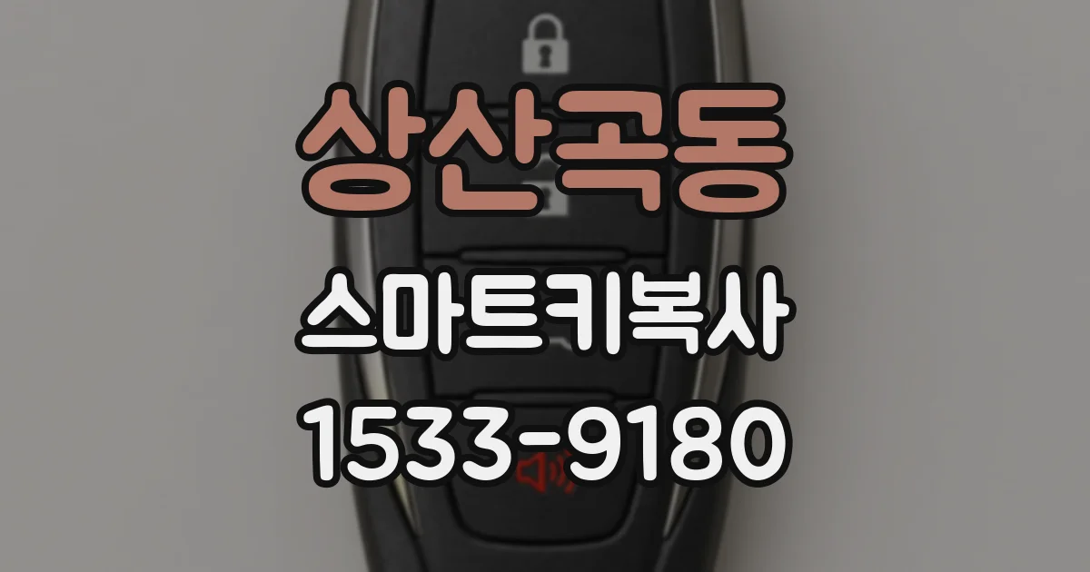 상산곡동 스마트키복사