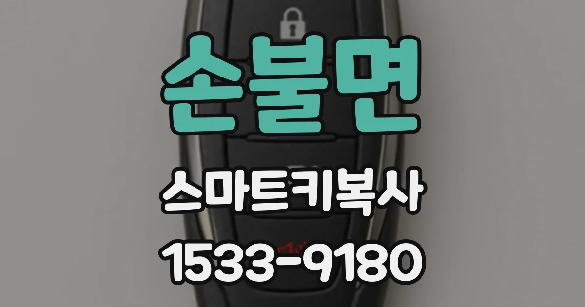 손불면 스마트키복사