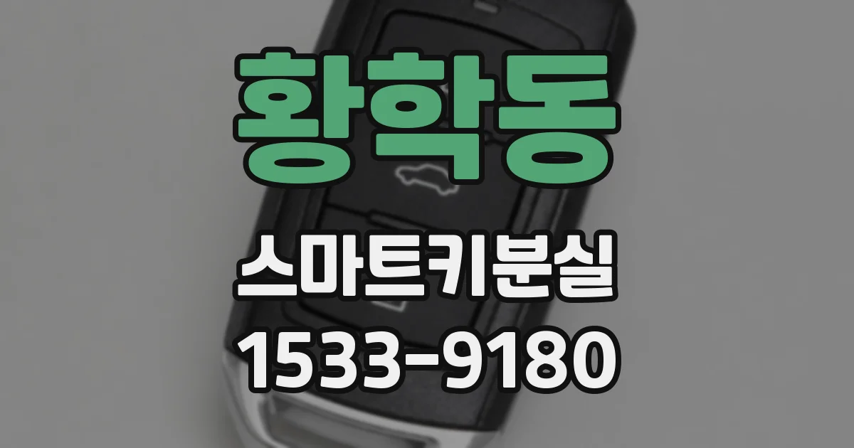황학동 스마트키분실