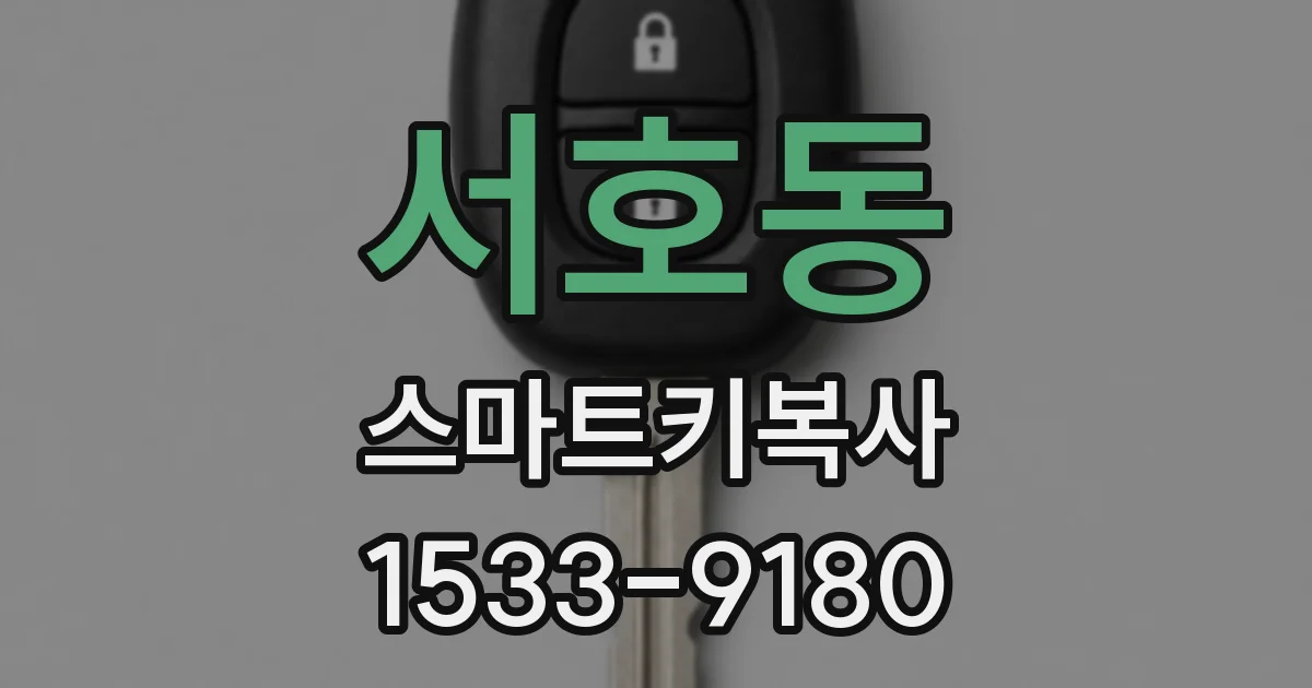 서호동 스마트키복사