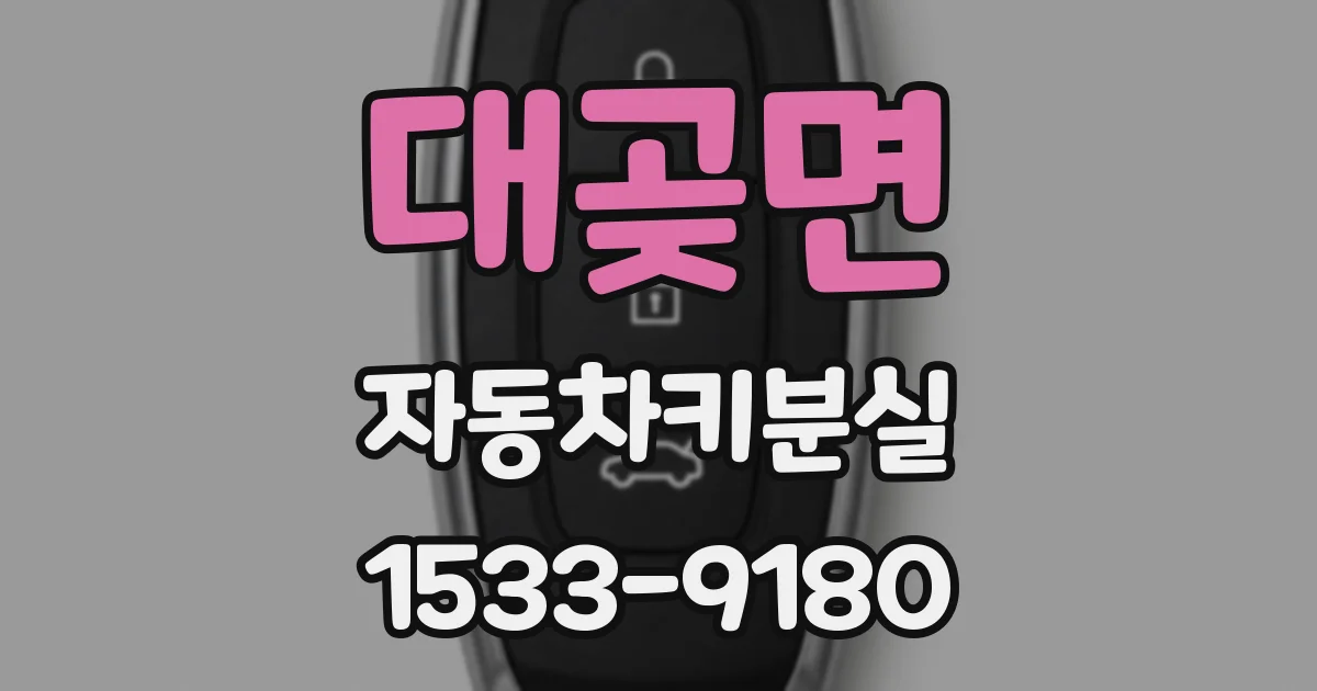 대곶면 자동차키분실
