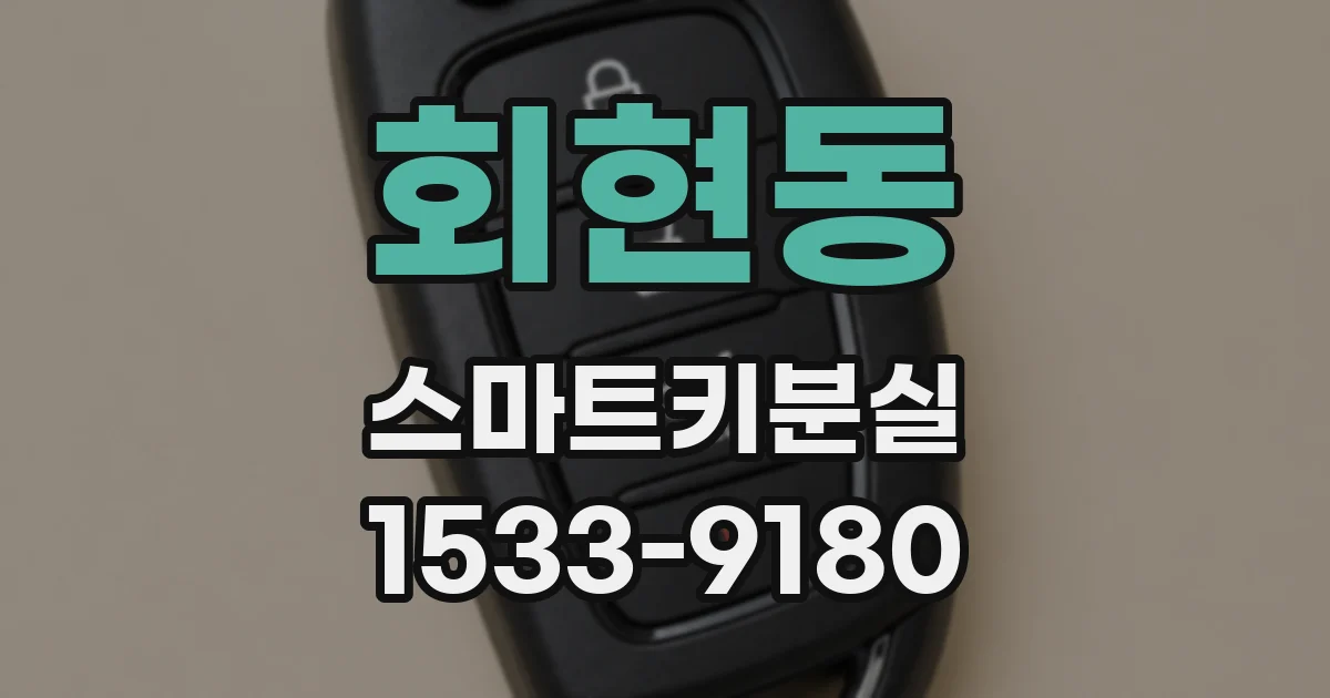 회현동 스마트키분실