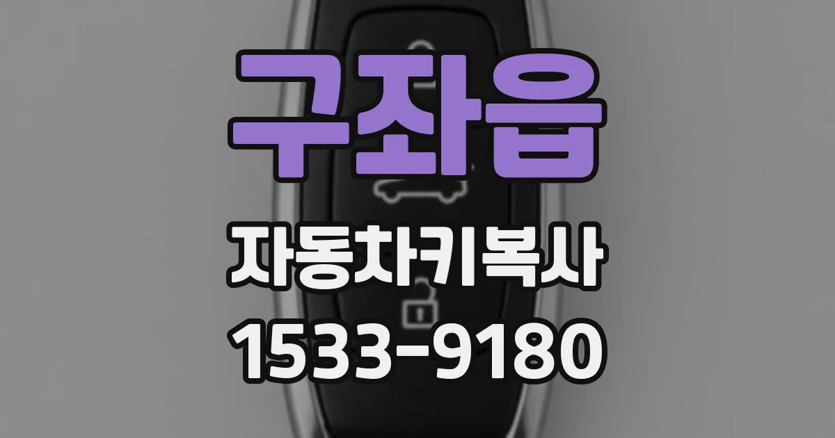 구좌읍 자동차키복사