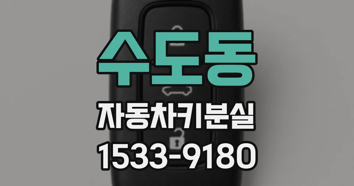 수도동 자동차키분실