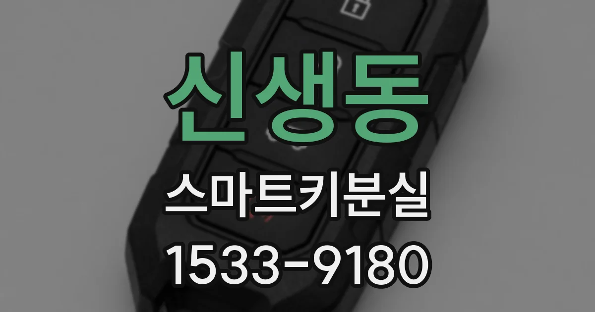 신생동 스마트키분실