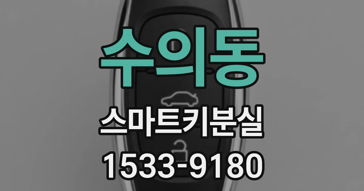 수의동 스마트키분실