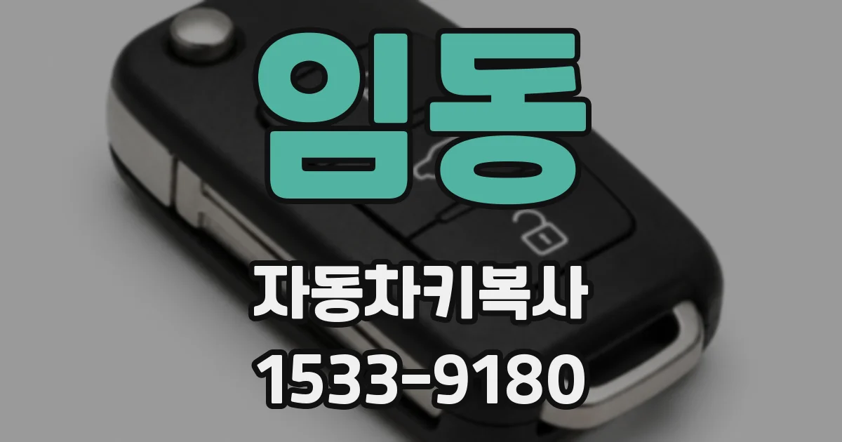 임동 자동차키복사