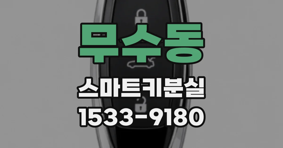 무수동 스마트키분실