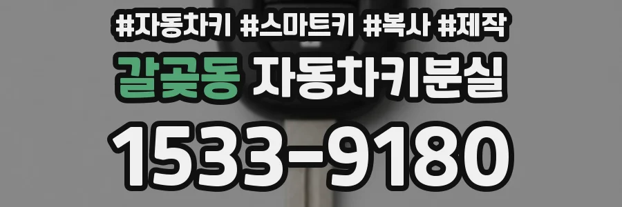 갈곶동 자동차키분실