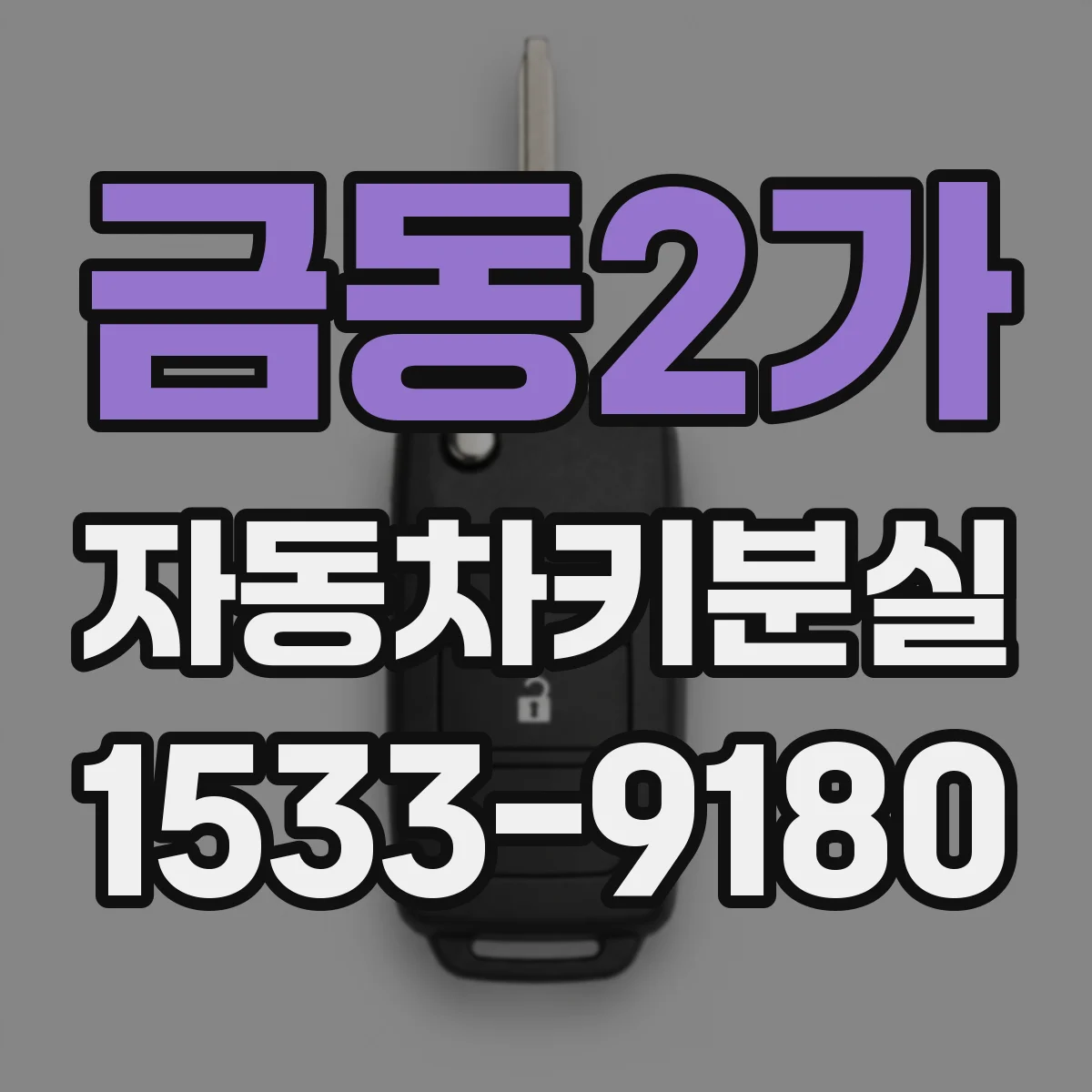 금동2가 자동차키분실
