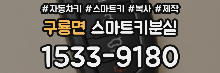 구룡면 스마트키분실