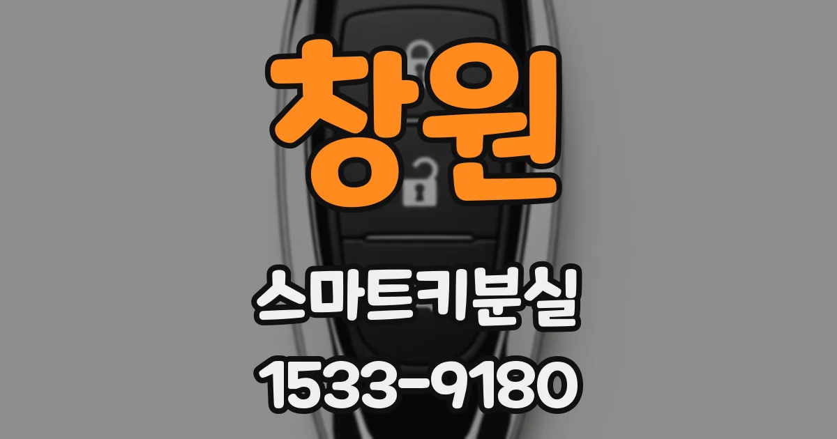 창원 스마트키분실