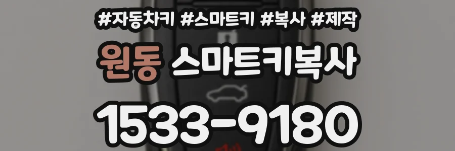 원동 스마트키복사