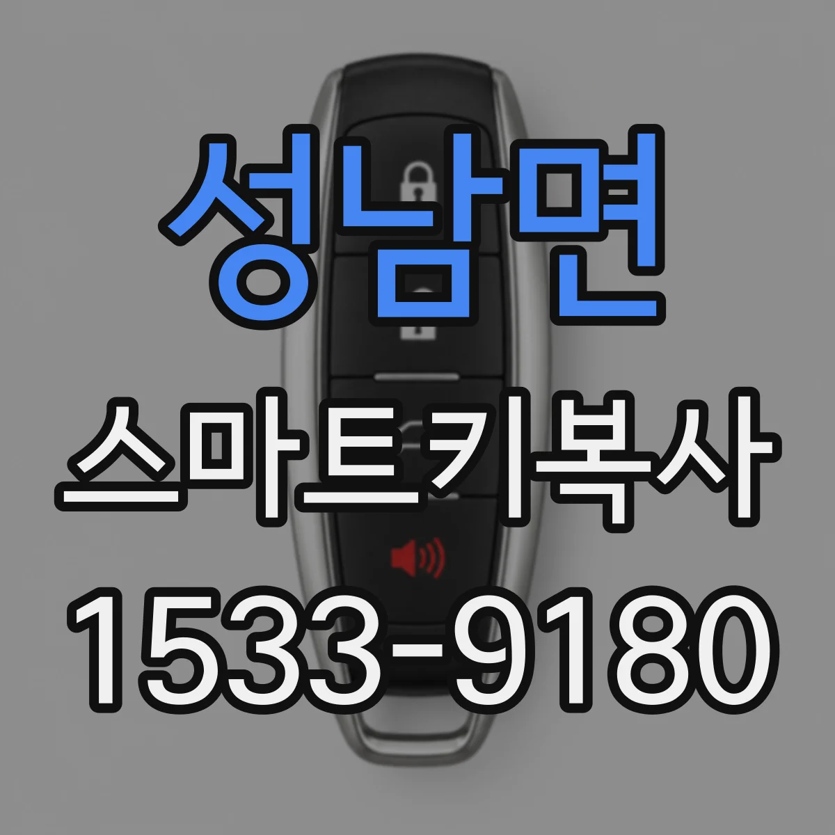 성남면 스마트키복사
