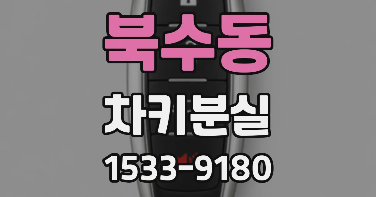 북수동 차키분실