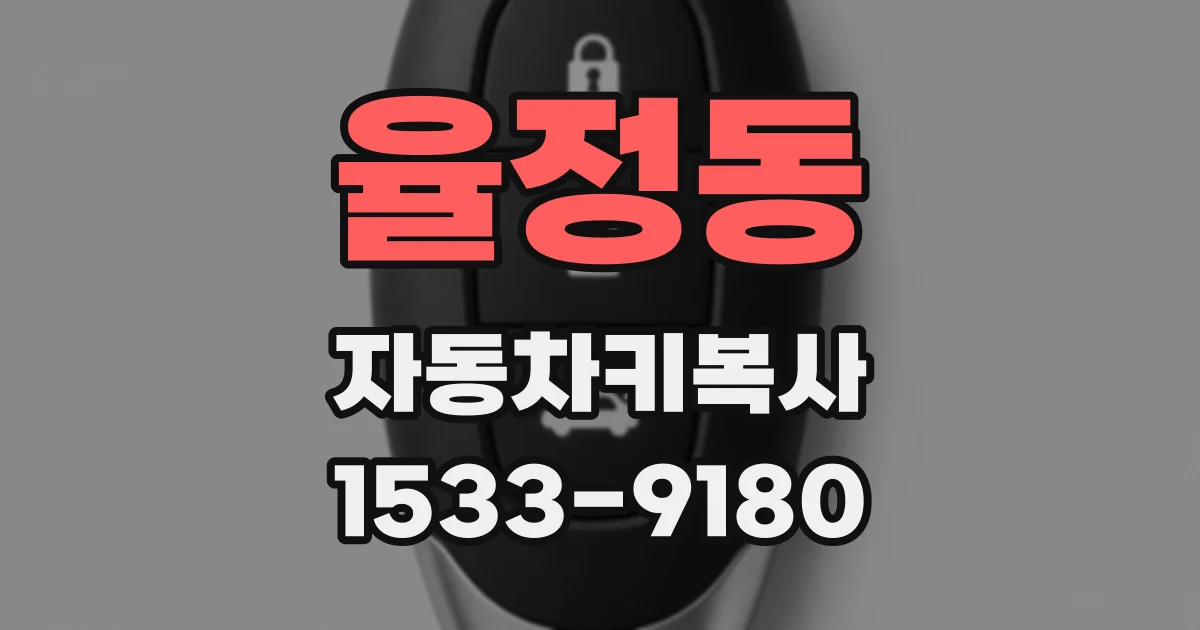 율정동 자동차키복사