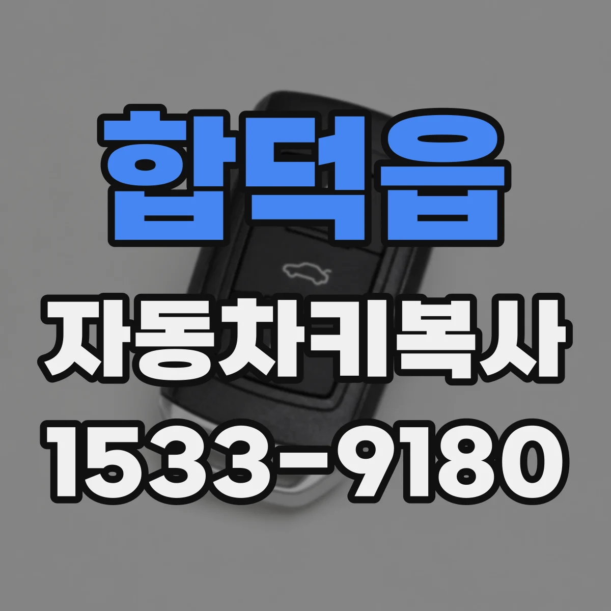 합덕읍 자동차키복사