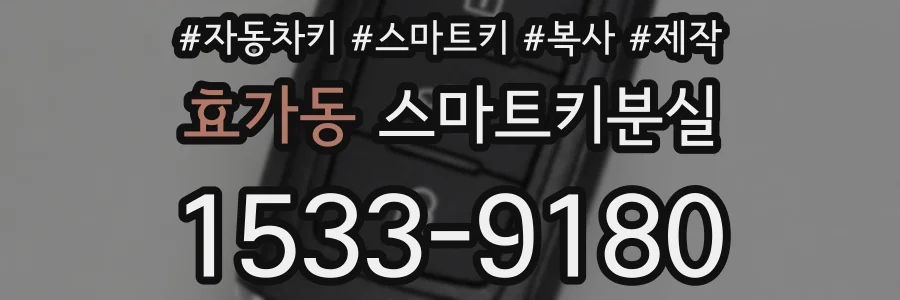 효가동 스마트키분실