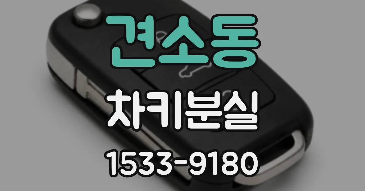 견소동 차키분실