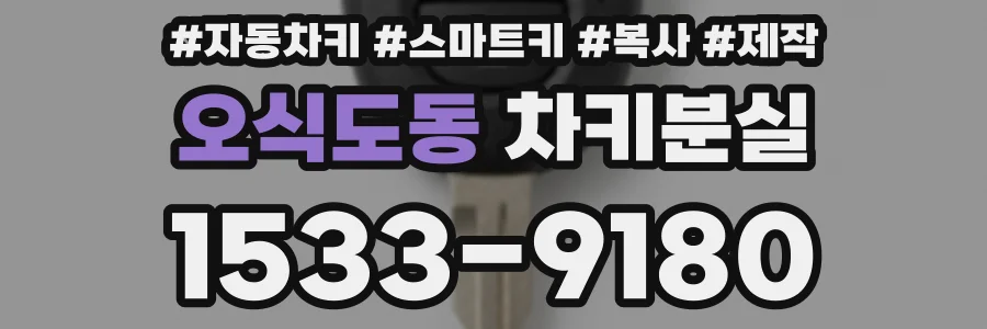 오식도동 차키분실