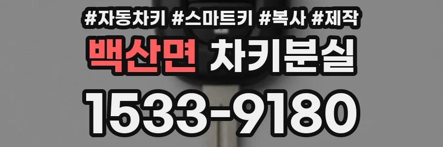 백산면 차키분실