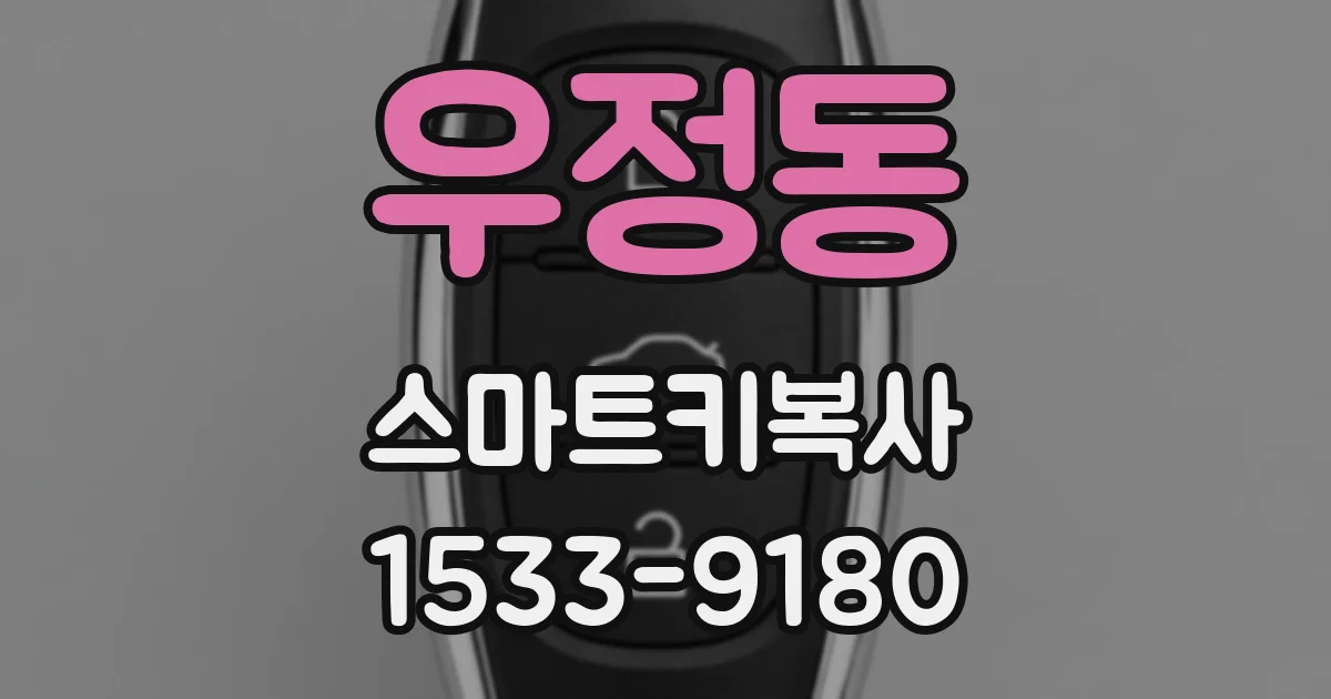 우정동 스마트키복사