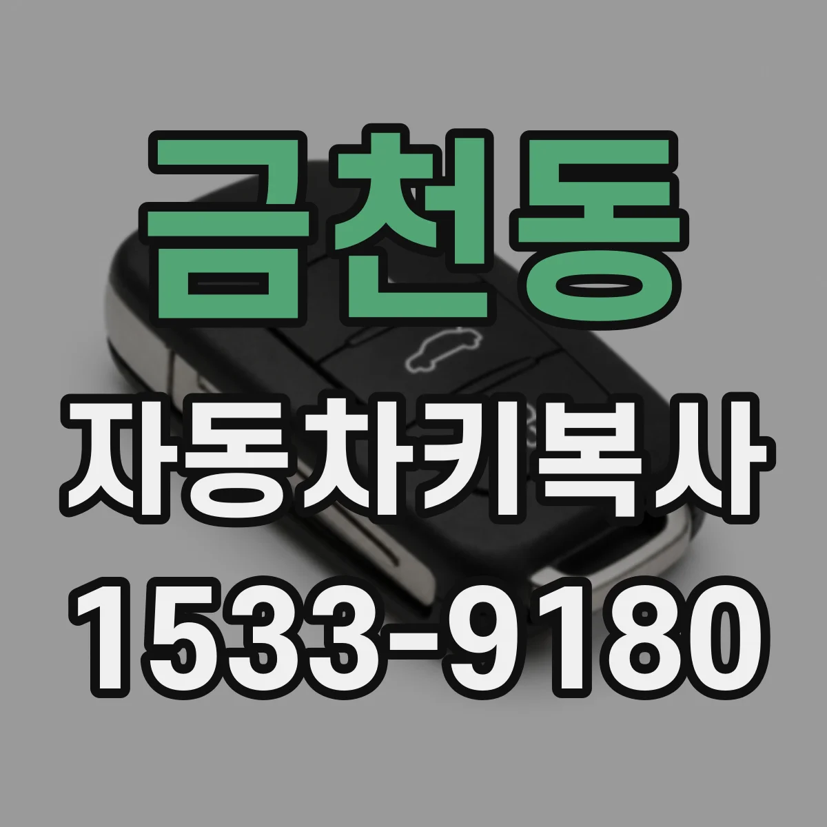 금천동 자동차키복사