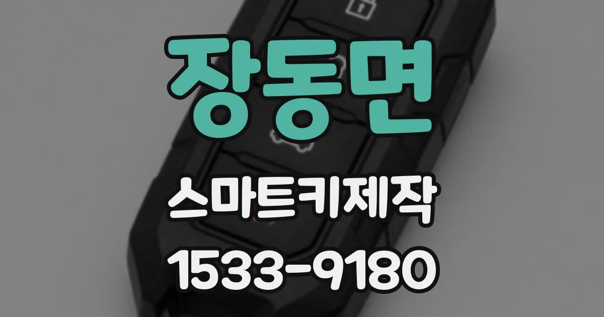 장동면 스마트키제작