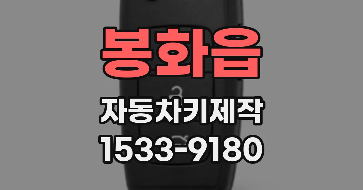 봉화읍 자동차키제작