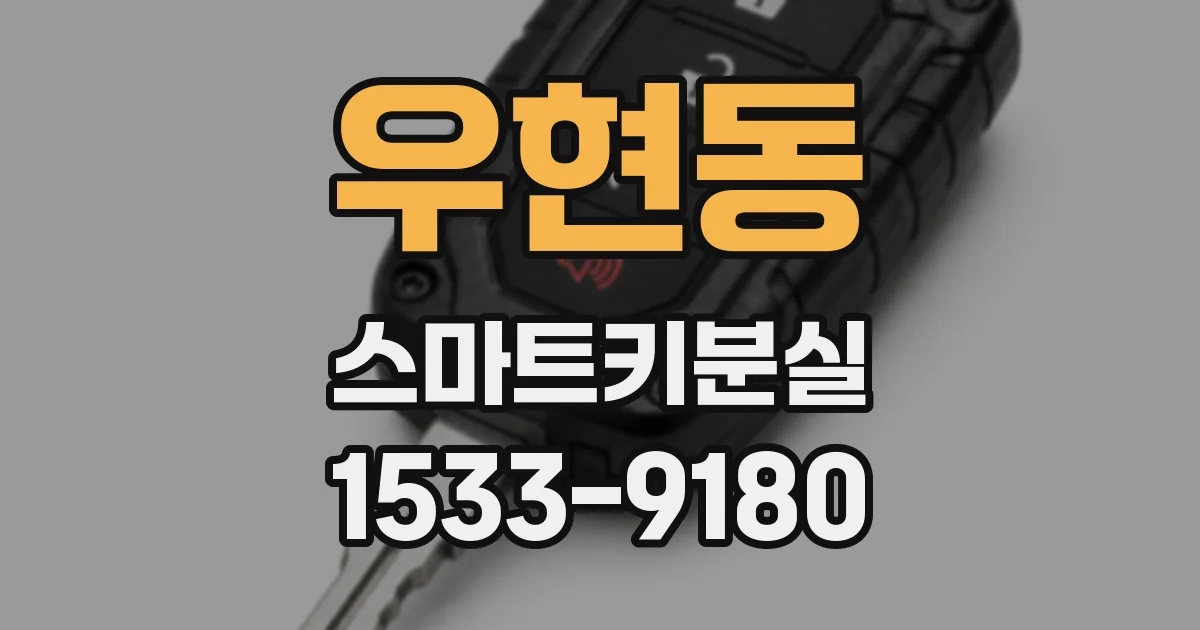 우현동 스마트키분실