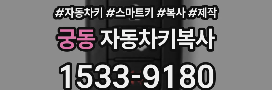 궁동 자동차키복사