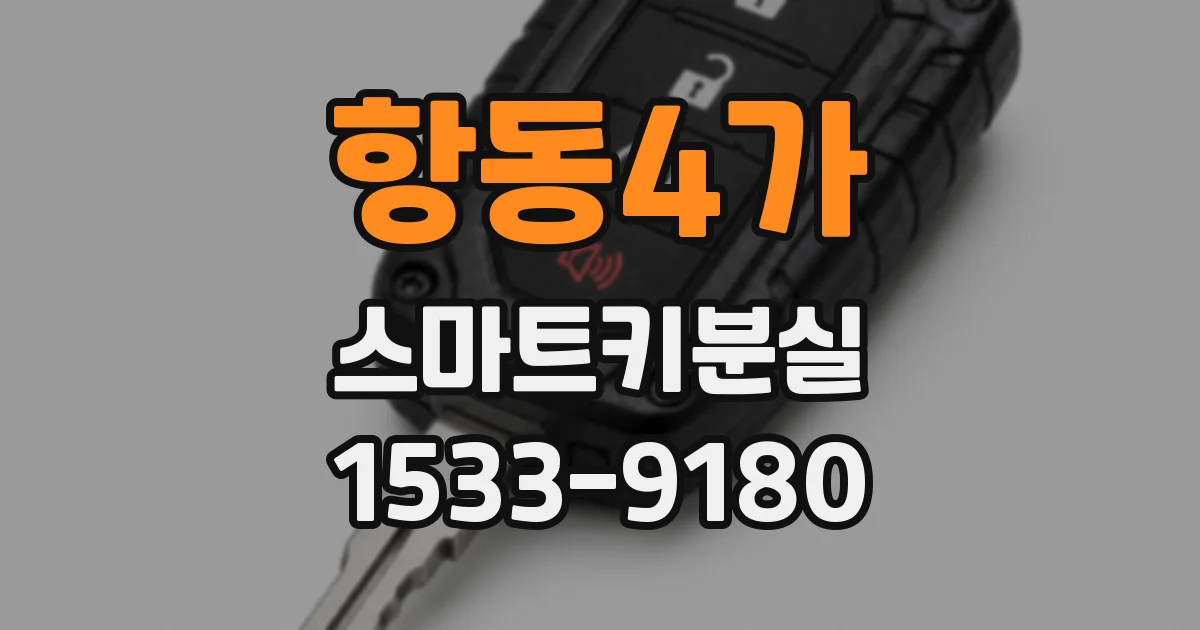 항동4가 스마트키분실