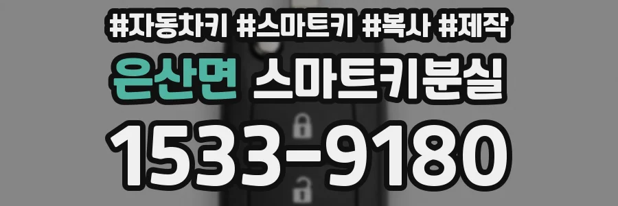 은산면 스마트키분실