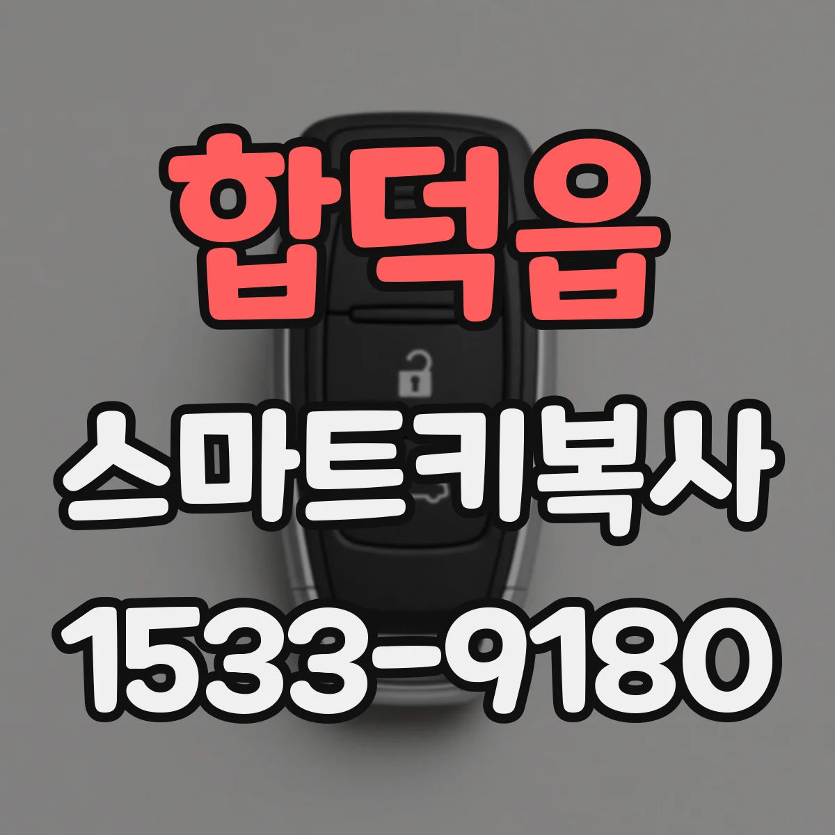합덕읍 스마트키복사