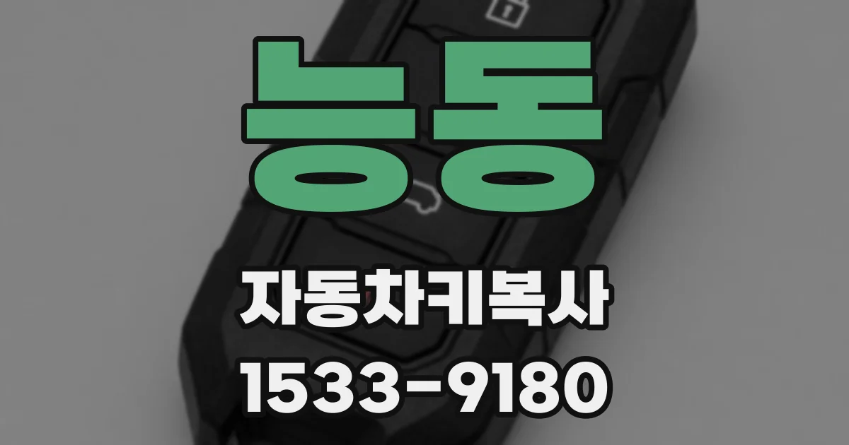 능동 자동차키복사