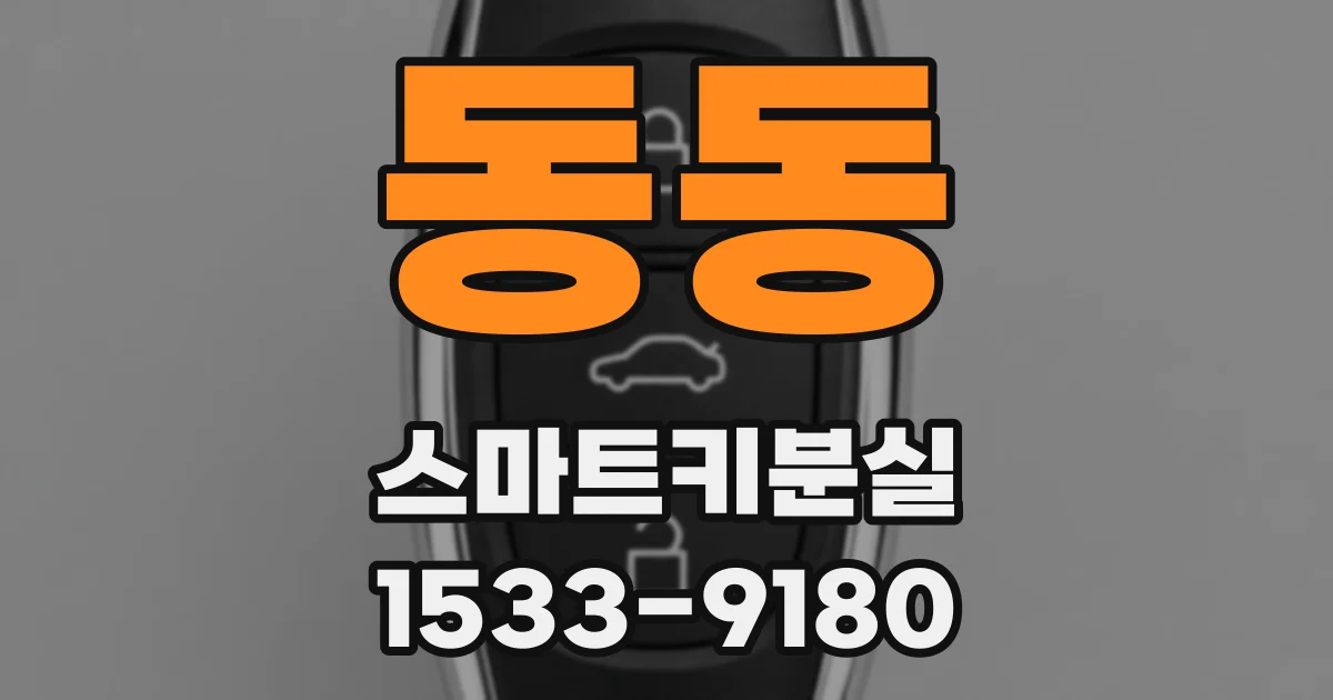 동동 스마트키분실