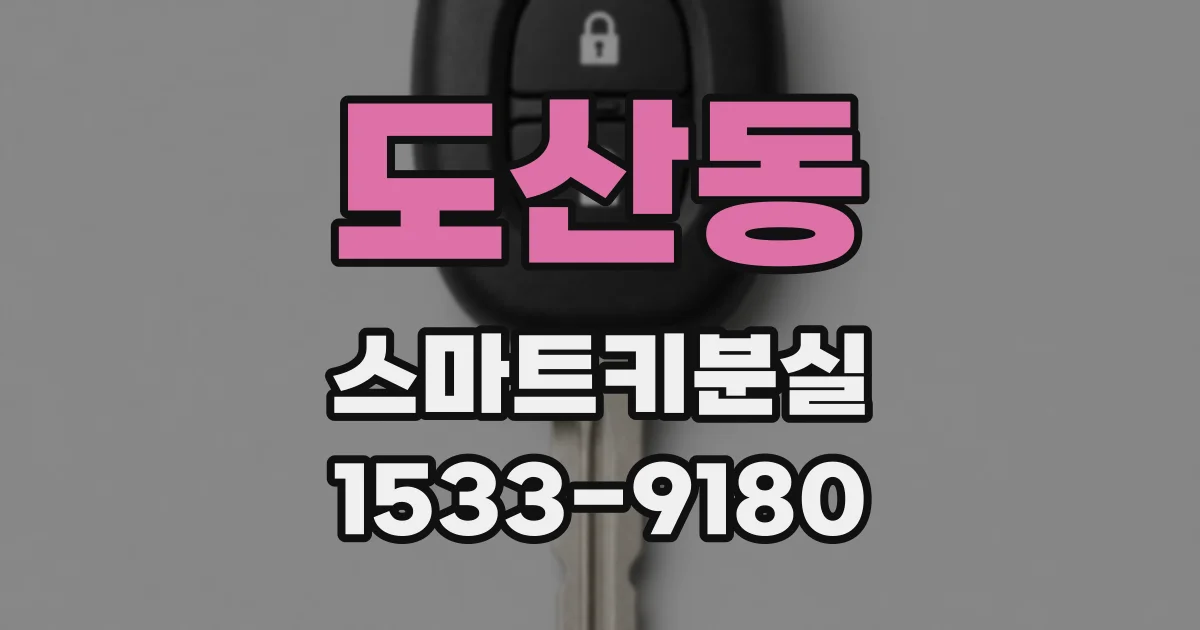 도산동 스마트키분실